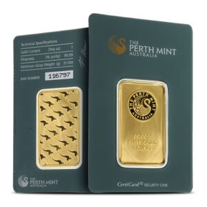 1 oz Perth Mint Gold Bar For Sale