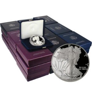 1986-2016 Proof American Silver Eagle 30-Coin Set (Box + CoA, No 2009s)