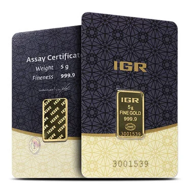 5 Gram Istanbul Gold Refinery Gold Bar
