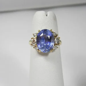 10.80 Carat Certified Natural Unheated Blue Sapphire a