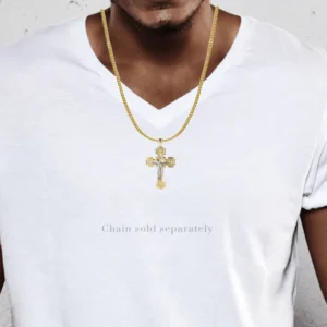 10K Gold Cross / Crucifix Pendant | 7.1 Grams