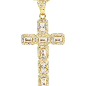 10K Yellow Gold Cross 3 Necklace | Appx. 14.7 Grams