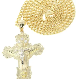 Buy 10K Gold Cross /Crucifix Necklace | Appx. 24.6 Grams