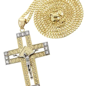 Buy 10K Yellow Gold Cross/Crucifix Necklace | Appx. 20.8 Grams