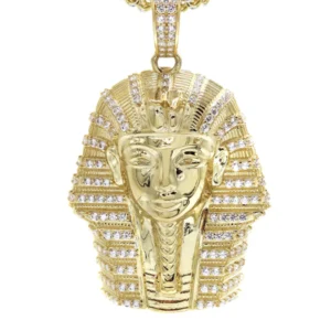 10K Yellow Gold Pharaoh Necklace | Appx. 17.5 Grams