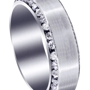 Classic Diamond Mens Wedding Band | 2.1 Carats (Rylan)