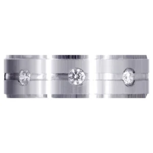 Classic Diamond Mens Wedding Band | 0.56 Carats (Amari)