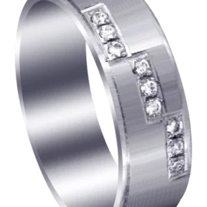 Classic Diamond Mens Wedding Band | 0.135 Carats (Dawson)