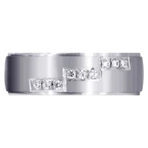 Classic Diamond Mens Wedding Band | 0.135 Carats (Dawson)