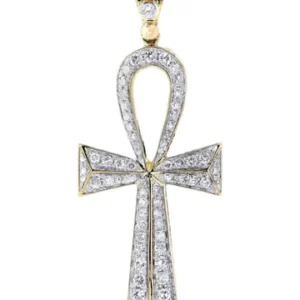 Diamond Ankh Pendant | 1.31 Carats | 9 Grams