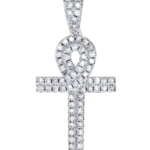 Diamond Ankh Pendant | 0.71 Carats | 2.18 Grams