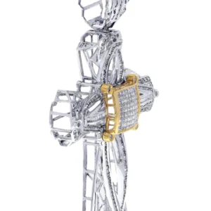 Diamond Cross Pendant| 2.66 Carats| 24.77 Grams