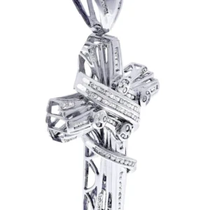 Diamond Cross Pendant| 1.68 Carats| 29.86 Grams