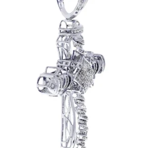 Diamond Cross Pendant| 2.1 Carats| 20.53 Grams