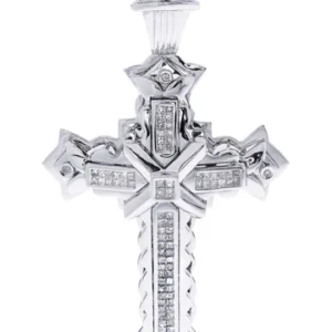 Diamond Cross Pendant| 0.23 Carats| 24.94 Grams
