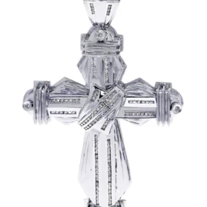 Diamond Cross Pendant| 1.04 Carats| 32.22 Grams