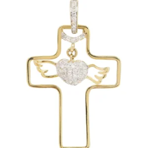 Diamond Cross Pendant | 0.24 Carats | 2.13 Grams