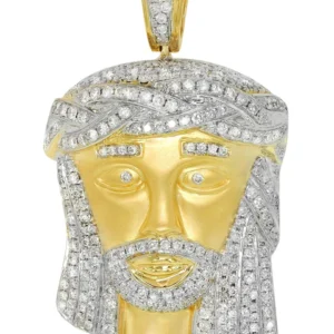Diamond Jesus Piece | 36.76 Grams | 4.86 Carats