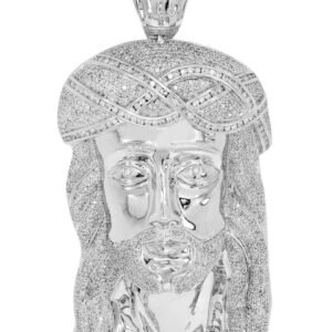 Diamond Jesus Piece | 114 Grams | 13 Carats
