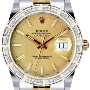 Diamond Rolex Datejust | Stainless Steel | 36 Mm