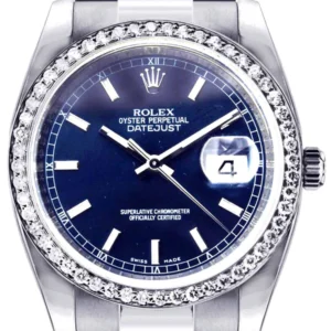 Diamond Rolex Datejust | Stainless Steel | 36 Mm