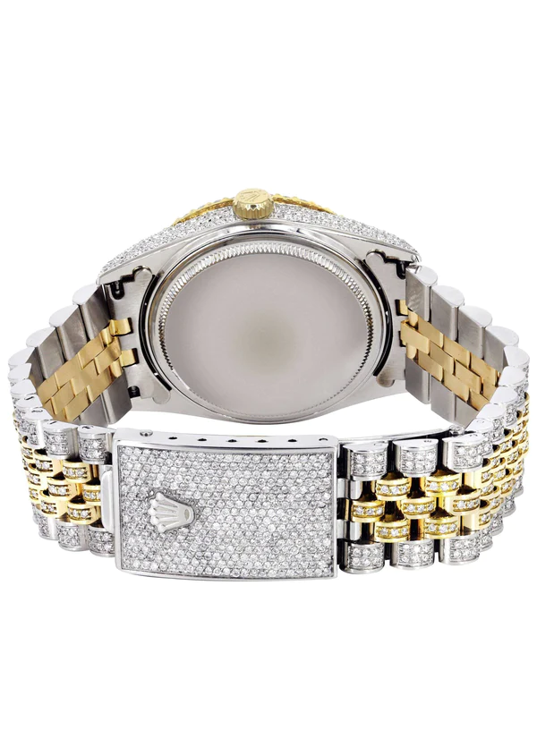Iced-Out-Rolex-Datejust-36-MM-Two-Tone-10-Carats-of-Diamonds-Blue-Roman-Diamond-Dial-5.webp