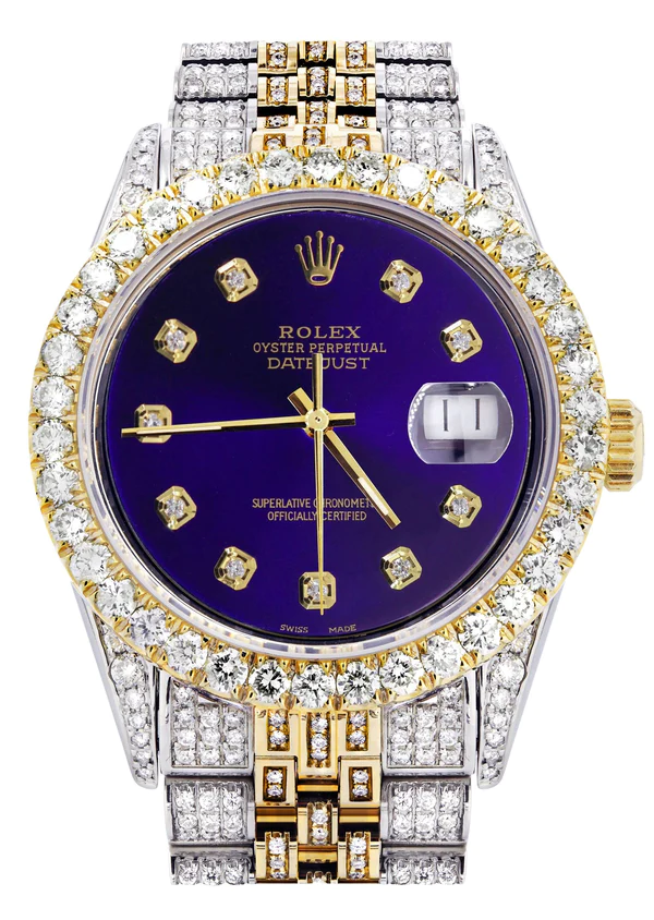 Iced-Out-Rolex-Datejust-36-MM-Two-Tone-10-Carats-of-Diamonds-Purple-Diamond-Dial-1-1.webp