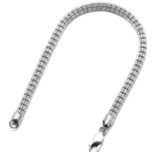 White Gold Men’s Ice Bracelet 10K/14K