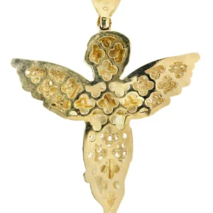 10K Gold Angel Pendant | 41.3 Grams