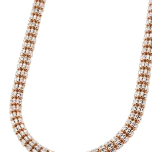 14K Gold Chain – Rose Ice Chain