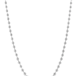 Buy Mens Dog Tag 10K White Gold Chain