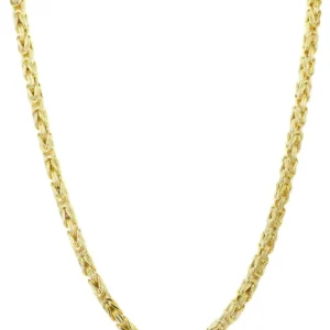 10k Gold Mens Italian Byzantine Chain – Men’s Gold Chain