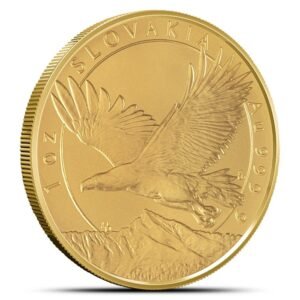 2023 1 oz Niue Gold Slovakia Eagle Coin (BU)