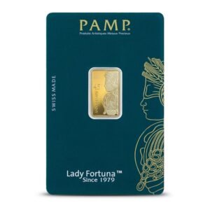 Buy 5 Gram PAMP Suisse Lady Fortuna Veriscan 45th Anniversary Gold Bar (New w/ Assay)