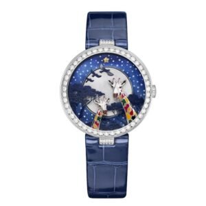 Buy Espiègleries Trésors d'Afrique Timepiece - White gold, diamonds, yellow sapphire