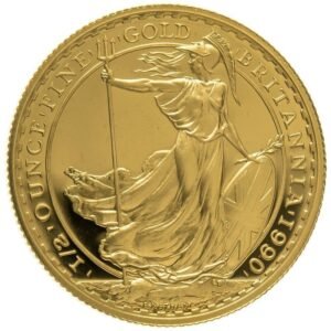1990 1/2 oz Gold Britannia Coin