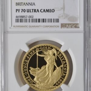 1999 Proof 1oz Gold Britannia Coin NGC PF70