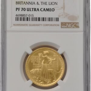 2001 1/2 oz Gold Britannia Proof Coin NGC PF70
