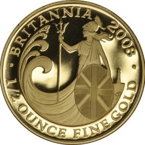 2008 Proof 1/2 oz Gold Britannia Coin