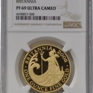 2008 Proof 1 oz Gold Britannia Coin NGC PF69