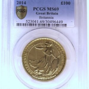 2014 Gold Britannia Coin 1oz PCGS MS69