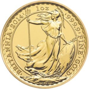 2014 1oz Gold Britannia Coin Uniface Obverse Mint Error NGC UNC DETAILS