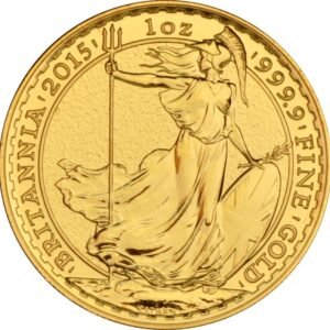 2015 1oz Gold Britannia Coin Uniface Obverse Mint Error NGC MS66