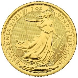 2021 1oz Gold Britannia Coin Uniface Obverse Mint Error NGC MS69