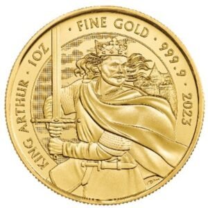 2023 1oz King Arthur Gold Coin Myths & Legends